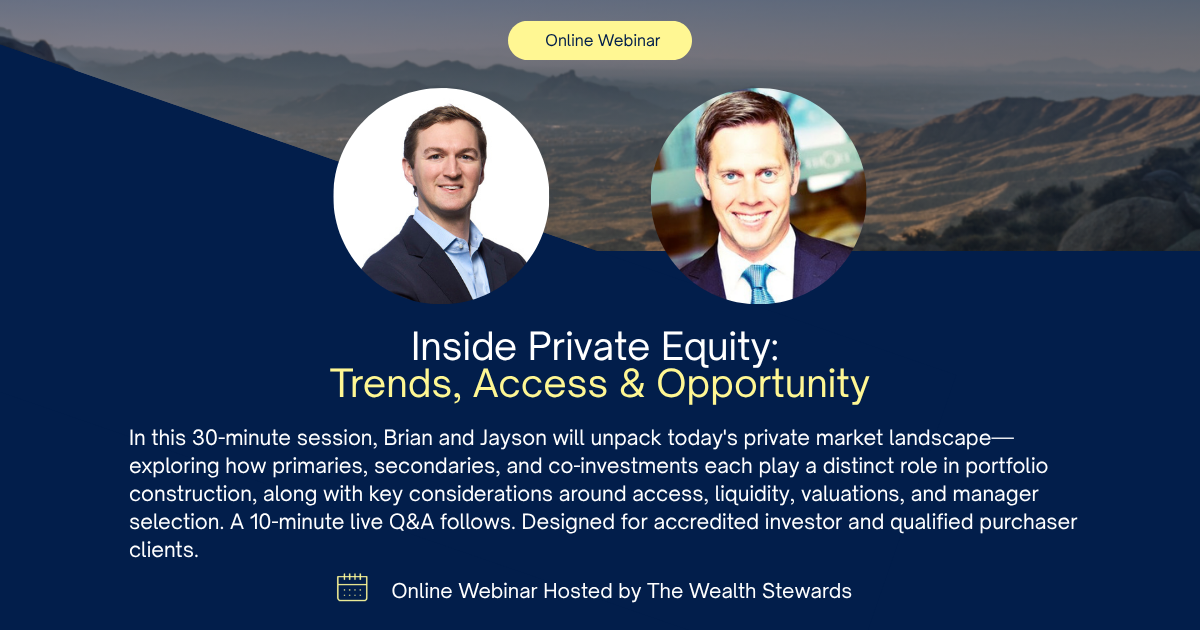 Alternative Investments Webinar